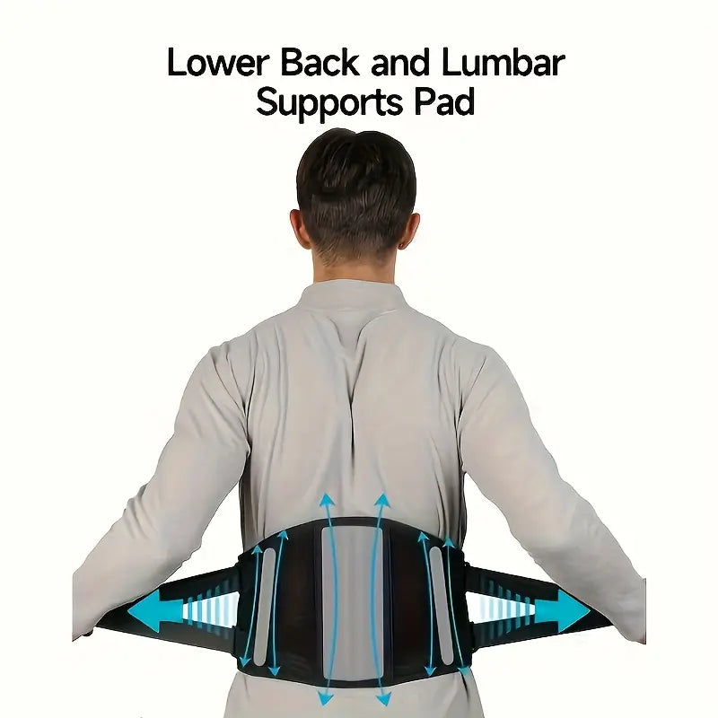 Cordless, Wearable Lower Back Massager | Heating Pad for Back Pain Relief